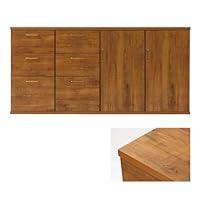 Amazon｜LOWYA ロウヤ 食器棚 国産 キッチン収納 幅192㎝ タイプB+B+C+